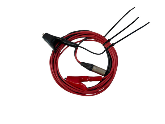 Direct Connection Leads with 3-Pin Plug for Vivax Metrotech Loc3-5Tx, Loc3-10Tx, Loc-5Tx, Loc-5STx, Loc-10Tx, VM-810 and VM-850 Transmitters