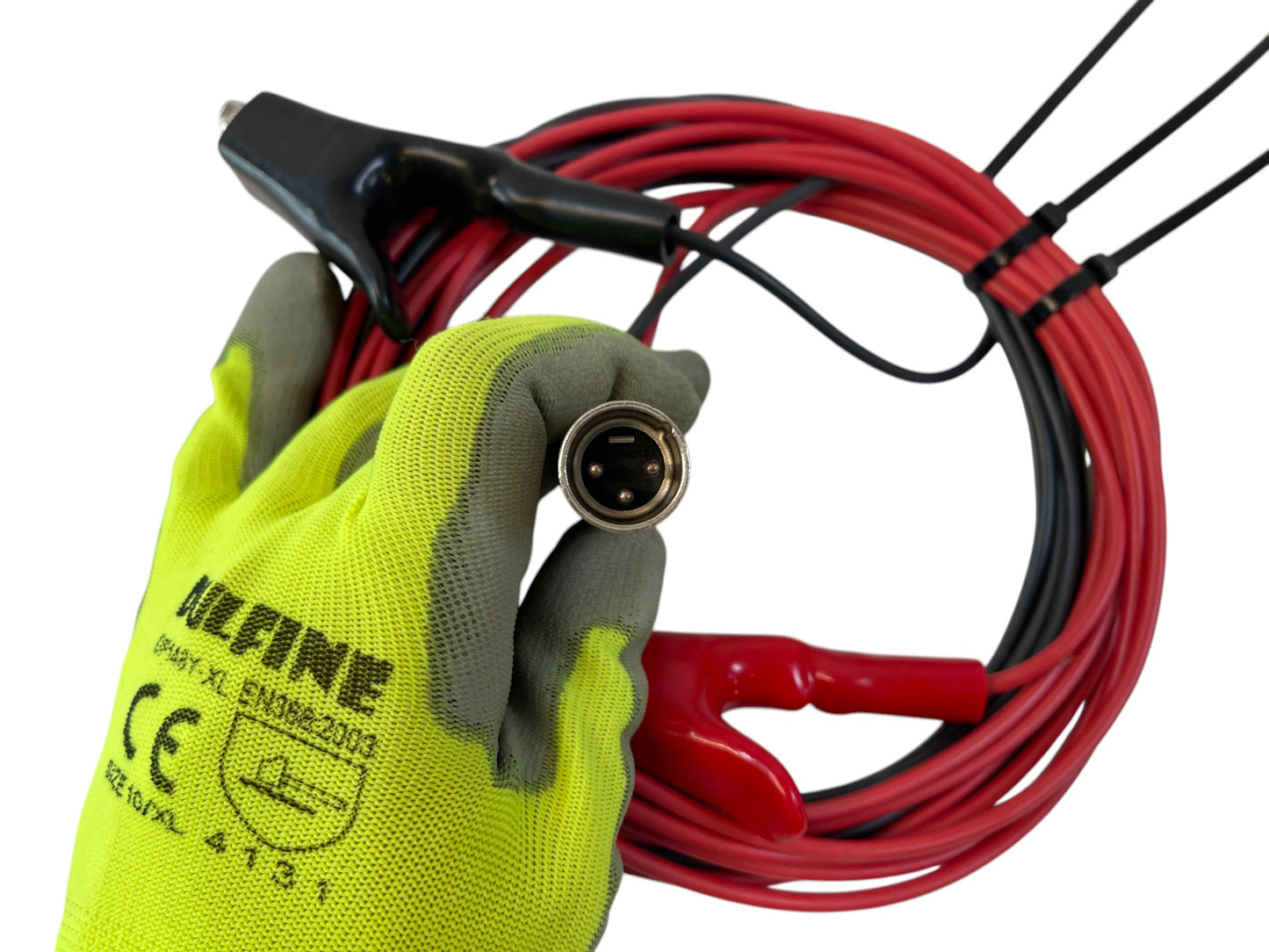 Direct Connection Leads with 3-Pin Plug for Vivax Metrotech Loc3-5Tx, Loc3-10Tx, Loc-5Tx, Loc-5STx, Loc-10Tx, VM-810 and VM-850 Transmitters